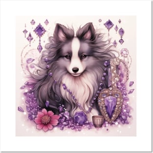 Enigmatic Sheltie Posters and Art